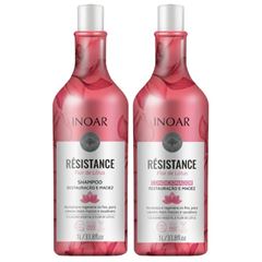 Shampoo + Condicionador Inoar Resistance Flor de Lótus Kit Litro