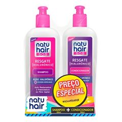 Shampoo + Condicionador NatuHair Resgate Hialurônico