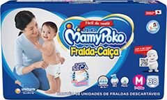 FRALDA DESCARTAVEL MAMYPOKO CALCA JUMBO M