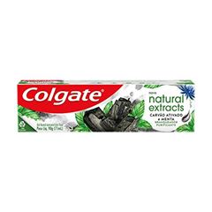 CREME DENTAL COLGATE NATURALS EXTRACTS CARVAO ATIVADO