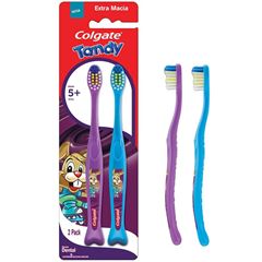 ESCOVA DENTAL INFANTIL COLGATE TANDY COM 2 UN