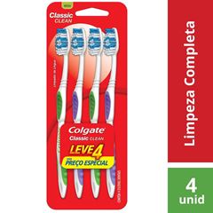 ESCOVA DENTAL COLGATE CLASSIC COM 4 UN