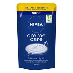 SABONETE LIQUIDO NIVEA CREME CARE REFIL 200ML
