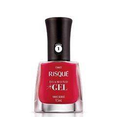 Esmalte Risqué Gel Cremoso Vinho Bordô - Solto