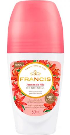 Desodorante Roll-On Francis Vermelho 50ml