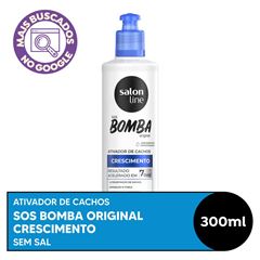 ATIVADOR DE CACHOS SOS BOMBA ORIGINAL SALON LINE 300ML