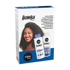 Shampoo + Condicionador Salon Line Bomba Antiqueda 200ml