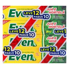 Creme Dental Even Juá e Hortelã Leve 12 Pague 10