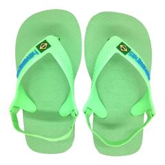 Sandália Havaianas Baby Brasil Logo Verde Jardim 17/18