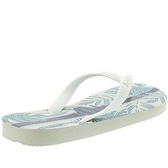 Sandália Havaianas Aloha Branco/Branco/Azul Indigo 35/36