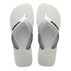 Sandália Havaianas Dual Branco/Cinza Gelo 43/44