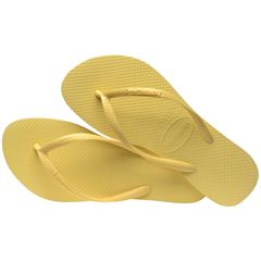 SANDALIA HAVAIANAS SLIM LISA AMARELA LIMAO 39/40