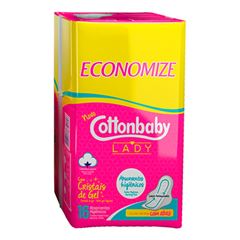 Absorvente Lady Suave com Abas com 16 Unidades