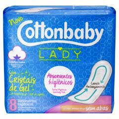 Absorvente Lady Suave sem Abas com 8 Unidades