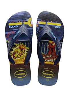 Sandália Havaianas Top Max Street Fighter Marinho 43/44