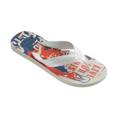 SANDALIA HAVAIANAS TOP MAX STREET BRANCA/TURQUESA 35/36