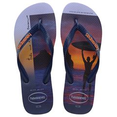 SANDALIA HAVAIANAS HYPE MARINHO/MARINHO/LARANJA BEGONIA 41/42