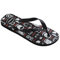 Sandália Havaianas Top Marvel Logo Preto 43/44