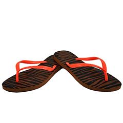 Sandália Havaianas Slim Animais Ferrugem/Laranja 39/40