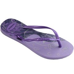 Sandália Havaianas Slim Princesa Roxo Paisley 39/40