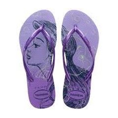 Sandália Havaianas Slim Princesa Roxo Paisley 39/40
