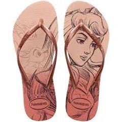 Sandália Havaianas Slim Princess Rose Balada/Dourado Blush 39/40