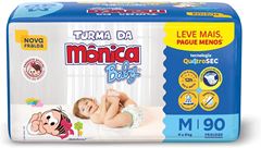 Fralda Descartável Turma da Mônica Giga M