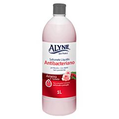 Sabonete Líquido Alyne Antibacteriano Aroeira e Rosa