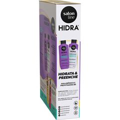 KIT SHAMPOO E CONDICIONADOR HIDRA HIALURONICO SALON LINE 300ML