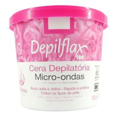 Cera Depilflax Microondas Rosas 100g