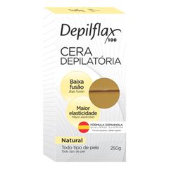 Cera Depilflax Quente Natural 250g