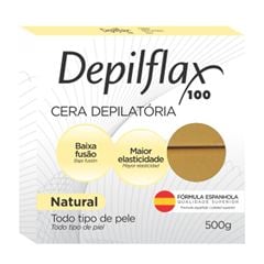 Cera Depilflax Quente Natural 500g