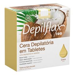 Cera Depilatória Quente Depilflax Coco 500g