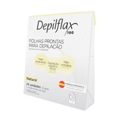 FOLHA PRONTA DEPILFLAX FACIAL NATURAL