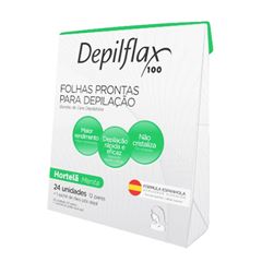 FOLHA PRONTA DEPILFLAX FACIAL HORTELA