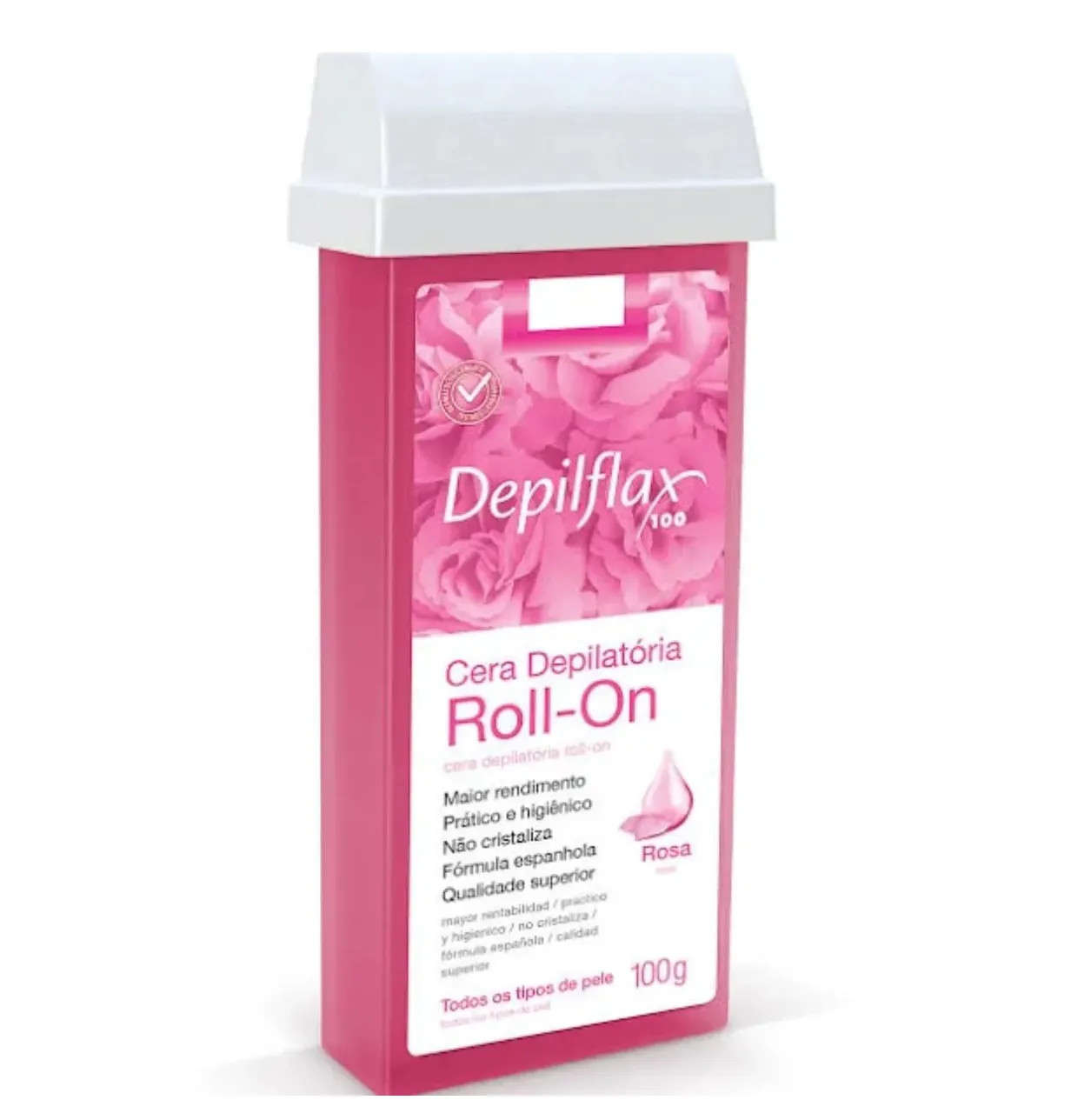 CERA DEPILFLAX QUENTE ROSA REFIL