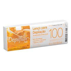 Lenço Depilflax Depilatório com 100 Unidades