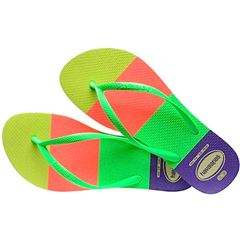 Sandália Havaianas Slim Neon Glow Lima 33/34