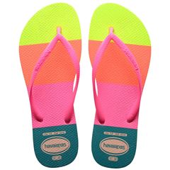 Sandália Havaianas Slim Neon Glow Rosa Ballet 33/34