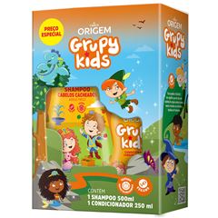 SHAMPOO + CONDICIONADOR INFANTIL GRUPY KIDS ADEUS FRIZ 500/250ML