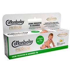 Creme Preventivo de Assaduras Infantil Cottonbaby Premium 45g