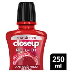 Enxaguante Bucal Close Up Red Hot Sem Álcool 250ml