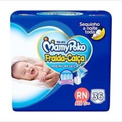 Fralda Descartável MamyPoko Calça Jumbo RN