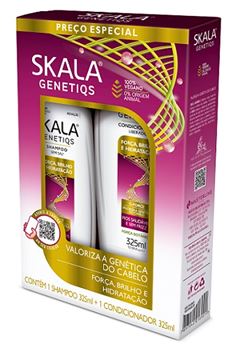 Shampoo + Condicionador Skala Genetiqs Força e Brilho