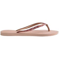 SANDALIA HAVAIANAS SLIM GLITER II ROSA BALLET/DOURADO 33/34