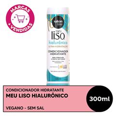 CONDICIONADOR MEU LISO HIALURONICO ULTRA-HIDRATACAO SALON LINE 300ML