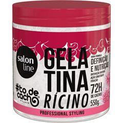 GELATINA OLEO DE RICINO TODECACHO DEFINICAO E NUTRICAO SALON LINE 550G