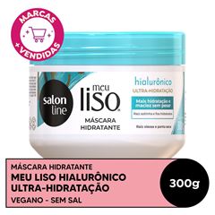 MASCARA HIDRATANTE MEU LISO HIALURONICO ULTRA-HIDRATACAO SALON LINE 300G