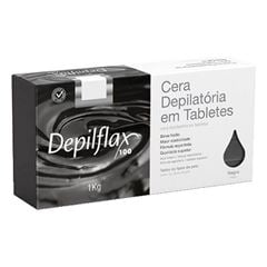 Cera Depilflax Quente Negra 1kg