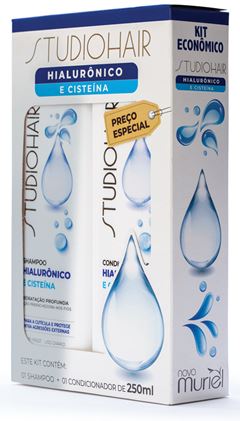 Shampoo E Condicionador Studio Hair Hialuronico E Cisteina